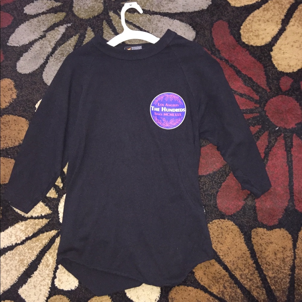 The Hundred Black Baseball Tee (Small)